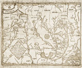 Карта Сибири Петра Годунова, 1667 год.
